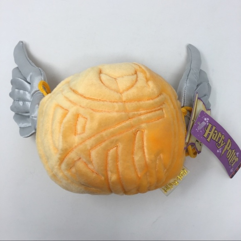 Harry Potter Golden Snitch Plush Zipper Bag Purse